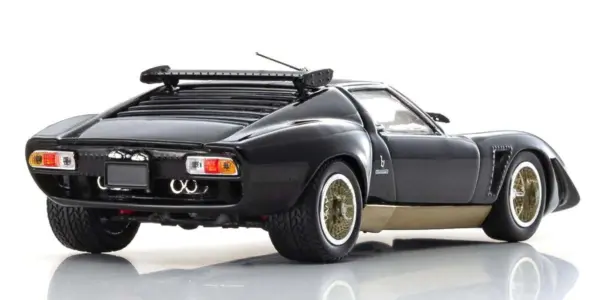 Kyosho 1:43 Lamborghini Miura SVR 1970 Black-Gold – view 8