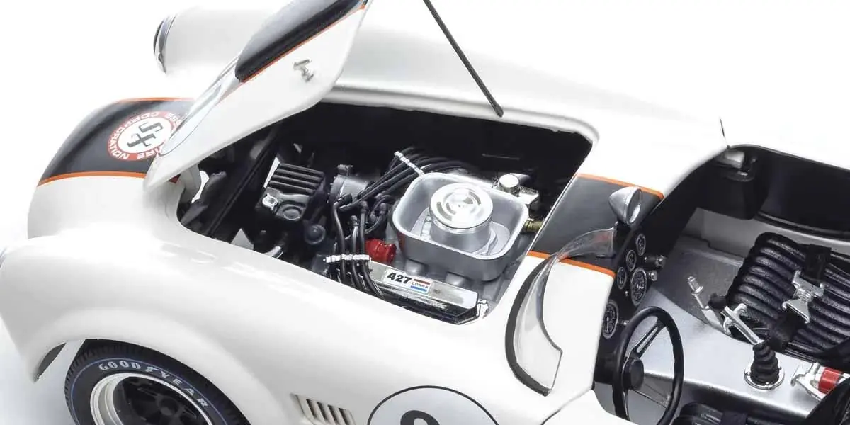 Kyosho 1:18 Shelby Cobra 427 S/C Essex Wire Bridgehampton 1965 nr.91 – RC Cars