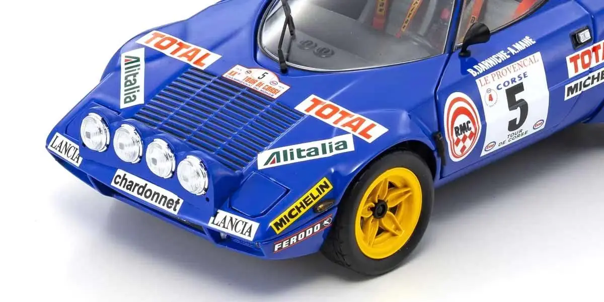 Kyosho 1:18 Lancia Stratos Hf b.darniche Tour De Corse 1976 nr.5 – RC Cars