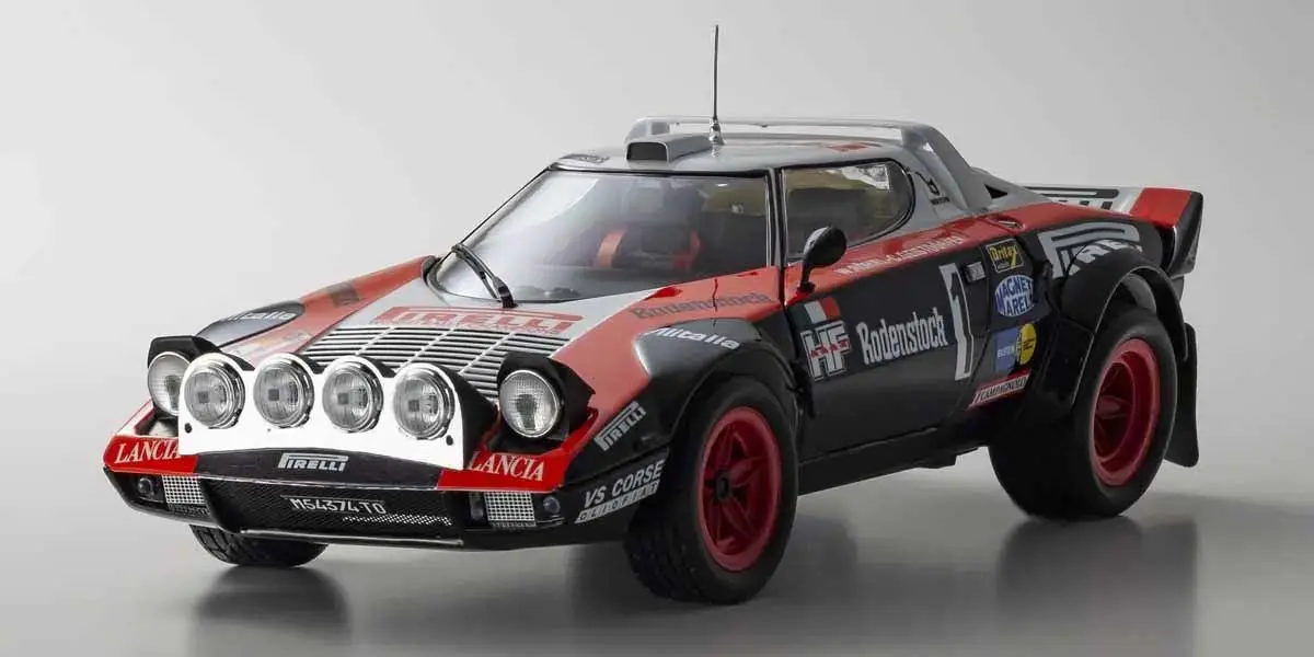 Kyosho 1:18 Lancia Stratos Hf Pirelli w.rohrl Hunsruck 1978 nr.1 – RC Cars