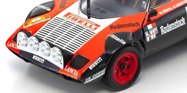 Kyosho 1:18 Lancia Stratos Hf Pirelli w.rohrl Hunsruck 1978 nr.1 – view 6