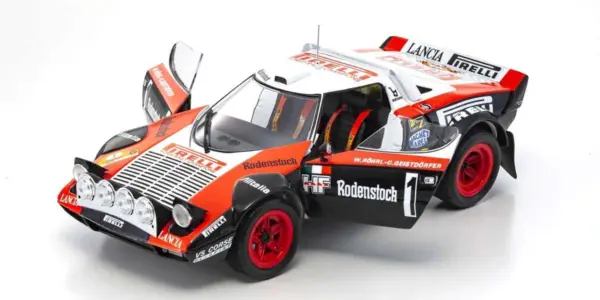 Kyosho 1:18 Lancia Stratos Hf Pirelli w.rohrl Hunsruck 1978 nr.1 – view 8