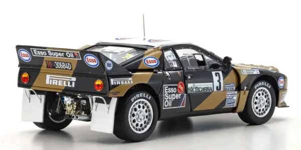 Kyosho 1:18 Lancia Rally 037 F.Tabaton Targa Florio 1985 Esso Nr.3 – view 2