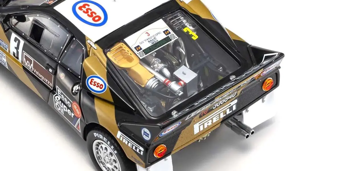 Kyosho 1:18 Lancia Rally 037 f.tabaton Targa Florio 1985 Esso nr.3 – RC Cars