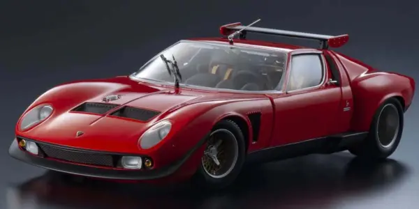 Kyosho 1:18 Lamborghini Miura Sv 1970 Red-Black – view 6