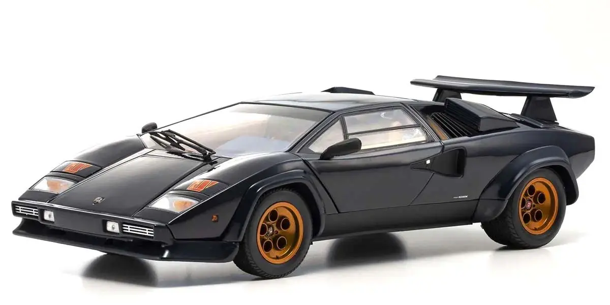 Kyosho 1:18 Lamborghini Countach Lp500s Walter Wolf 1982 Dark Blue – RC Cars