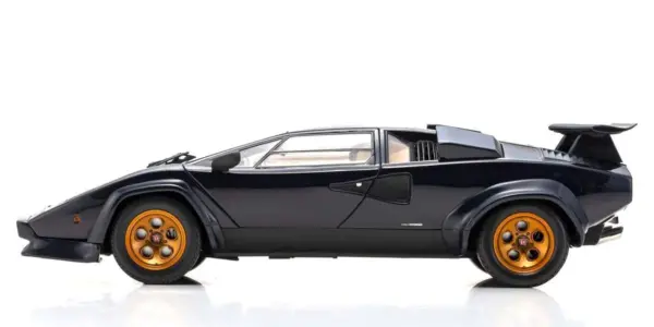 Kyosho 1:18 Lamborghini Countach Lp500s Walter Wolf 1982 Dark Blue – view 5