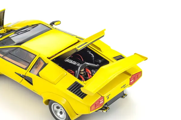 Kyosho 1:18 Lamborghini Countach Lp5000 Quattrovalvole Yellow – view 5