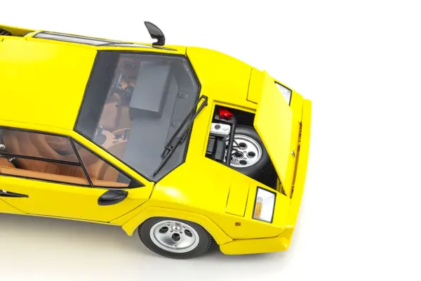 Kyosho 1:18 Lamborghini Countach Lp5000 Quattrovalvole Yellow – view 6