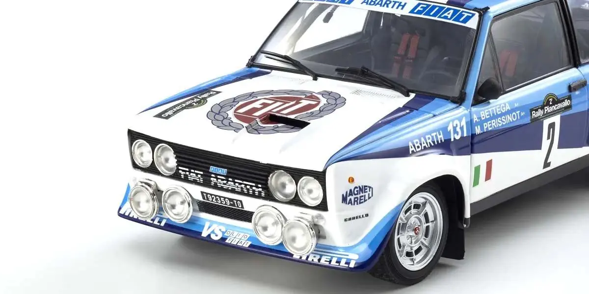 Kyosho 1:18 Fiat 131 Abarth a.bettega Winner Piancavallo 1981 nr.2 – RC Cars