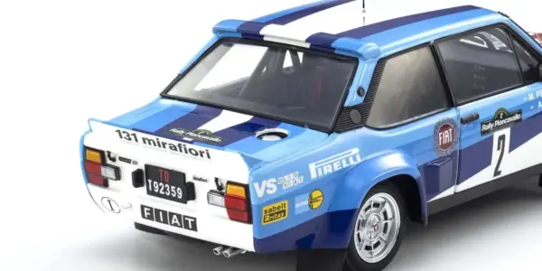 Kyosho 1:18 Fiat 131 Abarth a.bettega Winner Piancavallo 1981 nr.2 – view 4