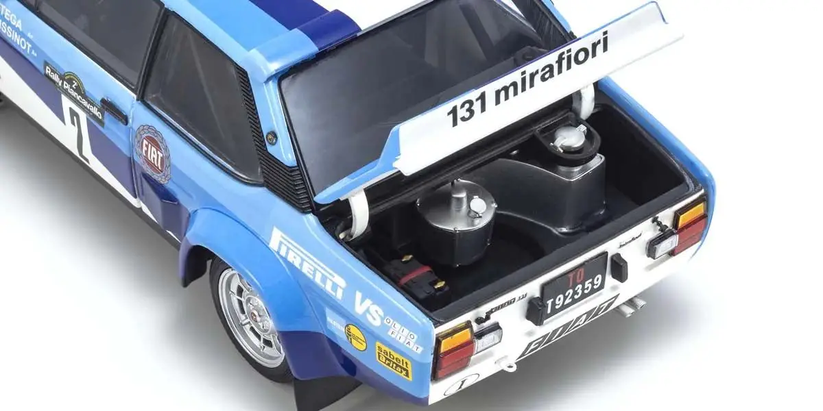 Kyosho 1:18 Fiat 131 Abarth a.bettega Winner Piancavallo 1981 nr.2 – RC Cars