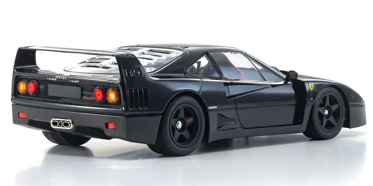 Kyosho 1:18 Ferrari F40 Black 1987 Die-Cast Collection – RC Cars