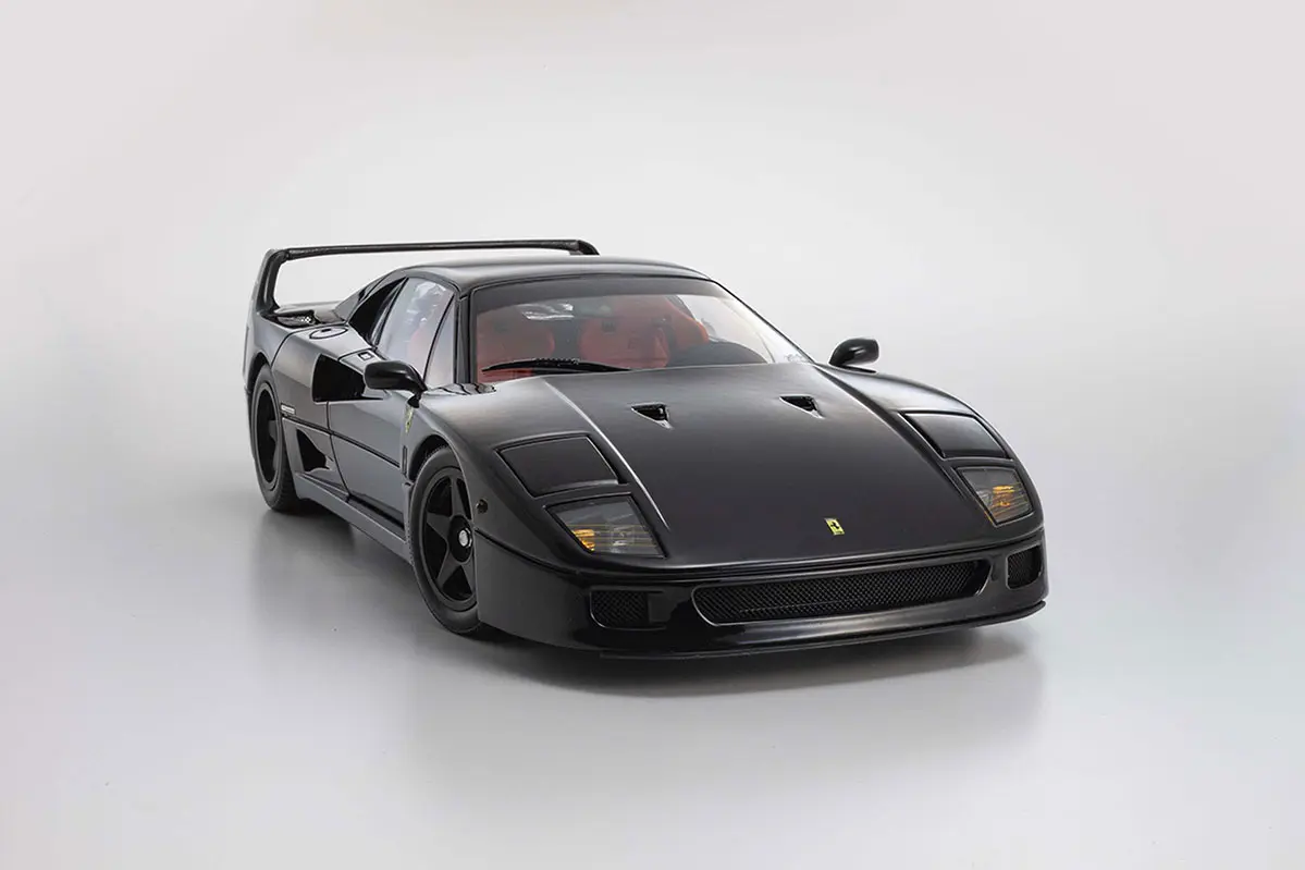 Kyosho 1:18 Ferrari F40 Black 1987 Die-Cast Collection – RC Cars