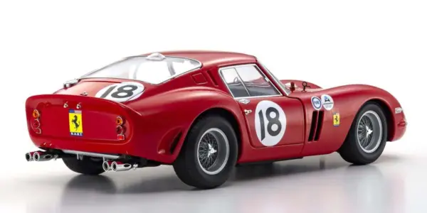 Kyosho 1:18 Ferrari 250 Gto Daytona 3h 1st Oa 1963 nr.18 – view 2