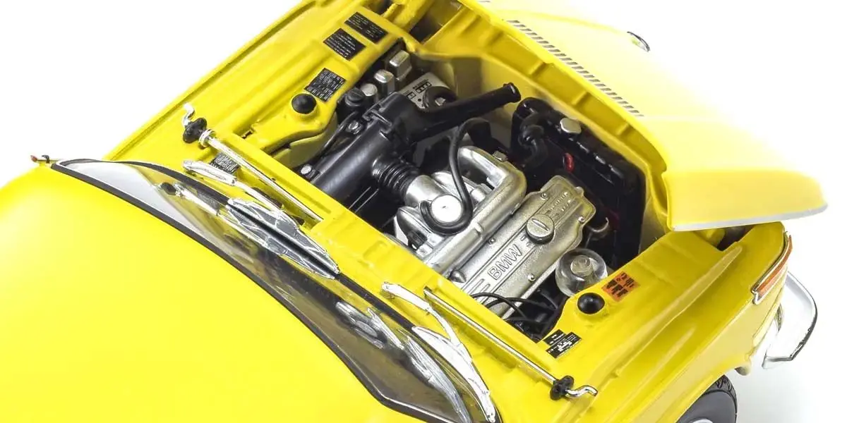 Kyosho 1:18 BMW 2002 Tii 1972 Yellow – Diecast static models