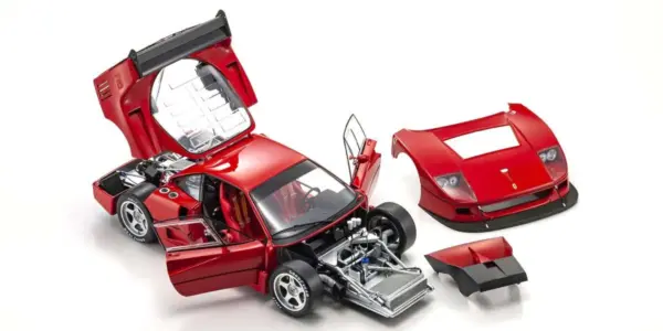 Kyosho 1:12 Ferrari F40 Competizione 1989 Red – view 4