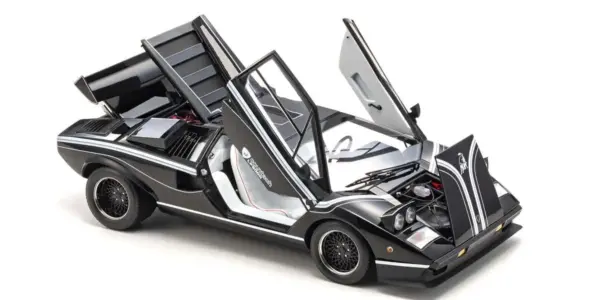 Kyosho 1:12 Lamborghini Countach Lp500r 1982 Black – view 4