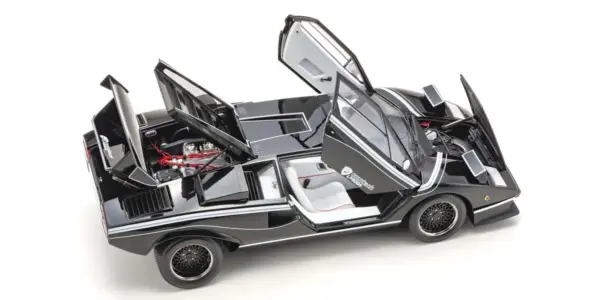 Kyosho 1:12 Lamborghini Countach Lp500r 1982 Black – view 7