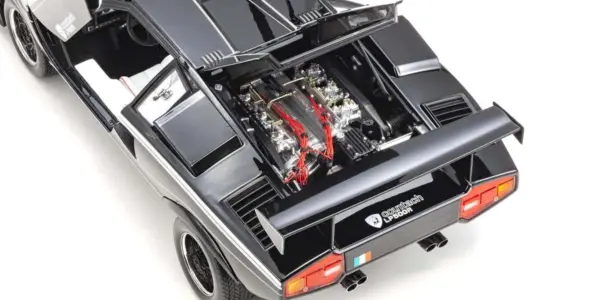 Kyosho 1:12 Lamborghini Countach Lp500r 1982 Black – view 8