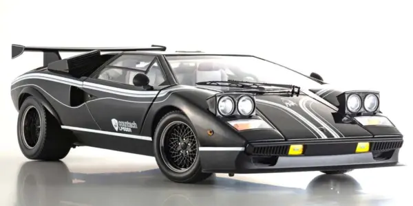 Kyosho 1:12 Lamborghini Countach Lp500r 1982 Black – view 10