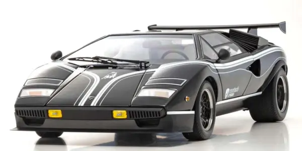 Kyosho 1:12 Lamborghini Countach Lp500r 1982 Black – view 16