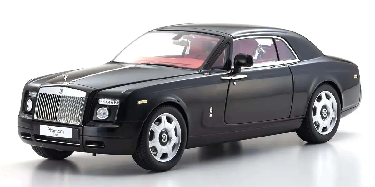 Kyosho 1:18 Rolls-Royce Phantom Coupé 2008 Diamond Black – RC Cars