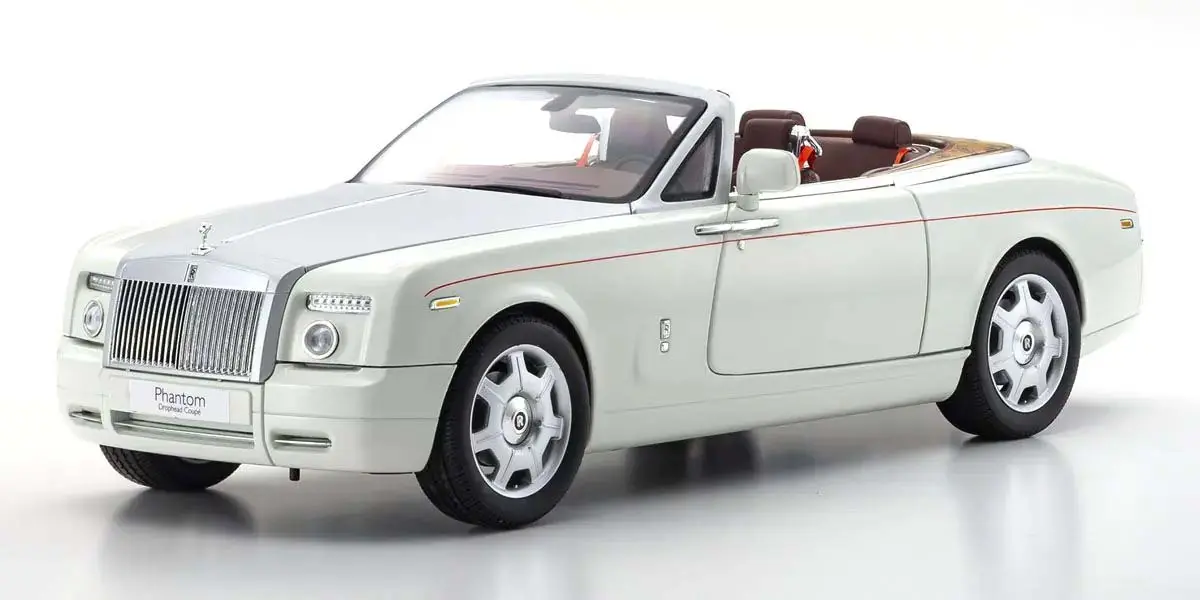 Kyosho 1:18 Rolls-Royce Phantom Drophead Coupé 2007 English White – RC Cars
