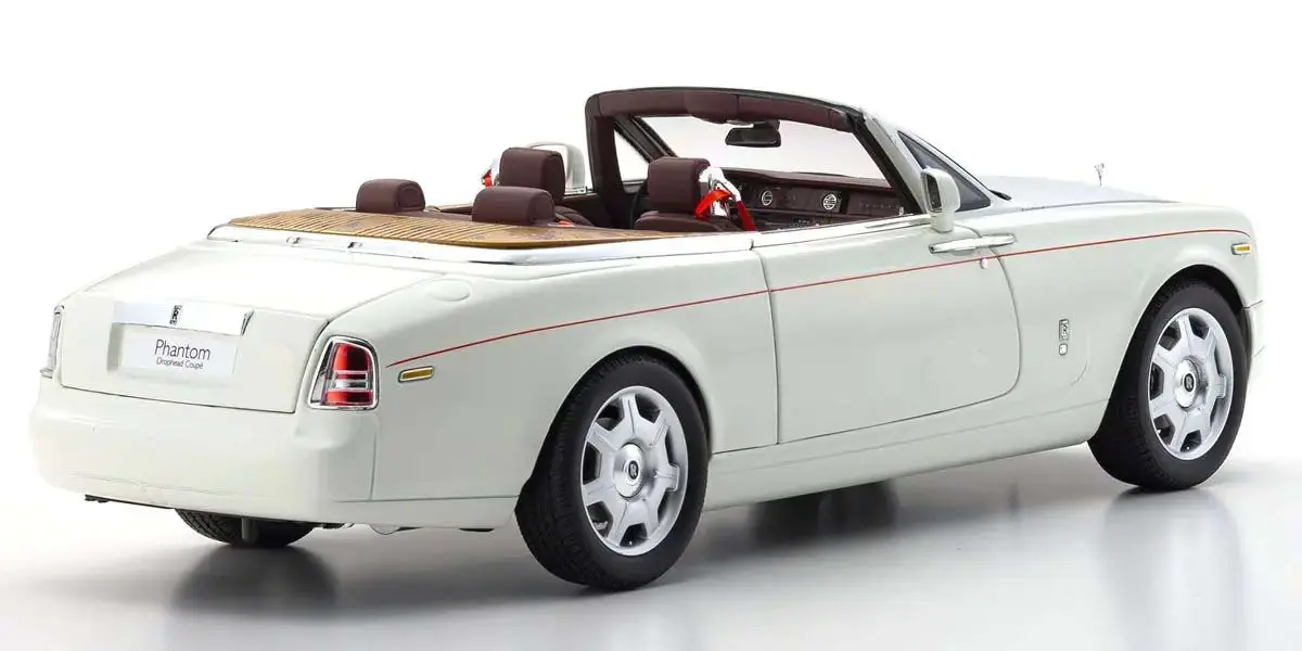 Kyosho 1:18 Rolls-Royce Phantom Drophead Coupé 2007 English White – RC Cars