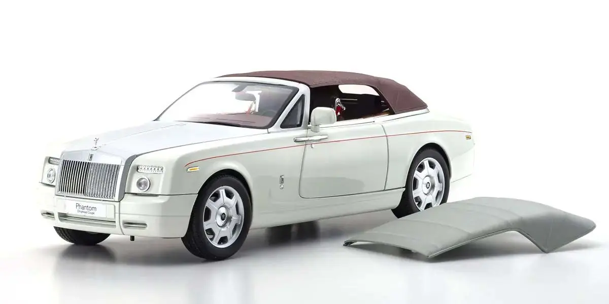 Kyosho 1:18 Rolls-Royce Phantom Drophead Coupé 2007 English White – RC Cars