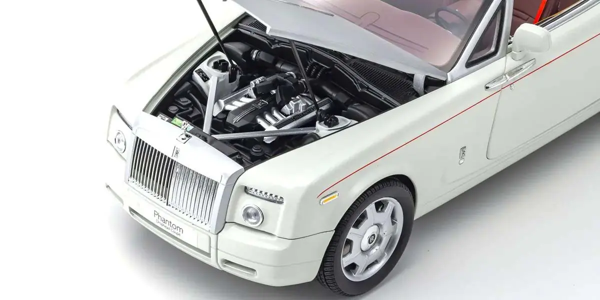 Kyosho 1:18 Rolls-Royce Phantom Drophead Coupé 2007 English White – RC Cars