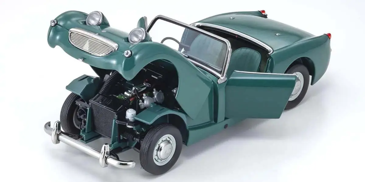 Kyosho 1:18 Austin Healey Sprite 1958 Leaf Green – RC Cars