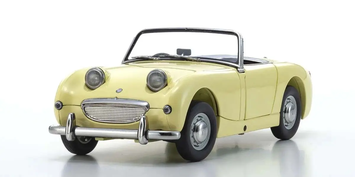 Kyosho 1:18 Austin Healey Sprite 1958 Primrose Yellow – RC Cars
