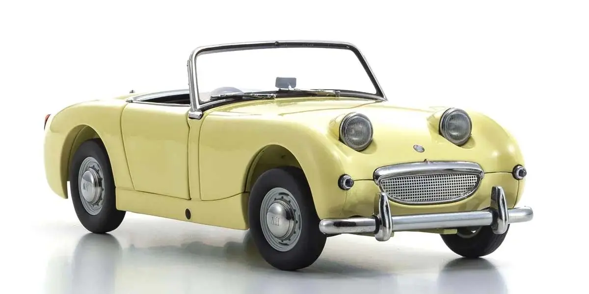 Kyosho 1:18 Austin Healey Sprite 1958 Primrose Yellow – RC Cars