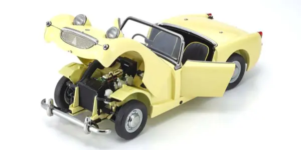 Kyosho 1:18 Austin Healey Sprite 1958 Primrose Yellow – view 6