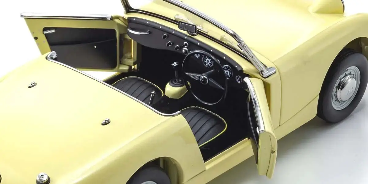 Kyosho 1:18 Austin Healey Sprite 1958 Primrose Yellow – RC Cars