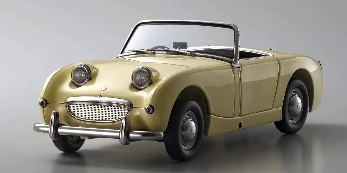 Kyosho 1:18 Austin Healey Sprite 1958 Primrose Yellow – RC Cars
