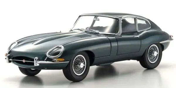 Kyosho 1:18 Jaguar Type E 3.8L MK1 Cup 1961 Dark Green
