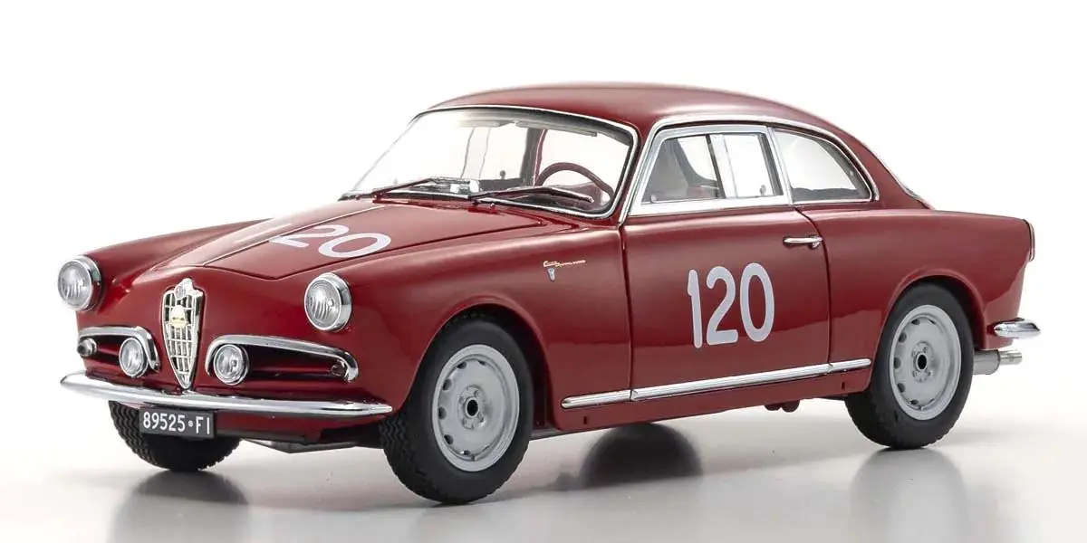 Kyosho 1:18 Alfa Romeo Giulietta Sv Mille Miglia 1956 Nr.120 – RC Cars