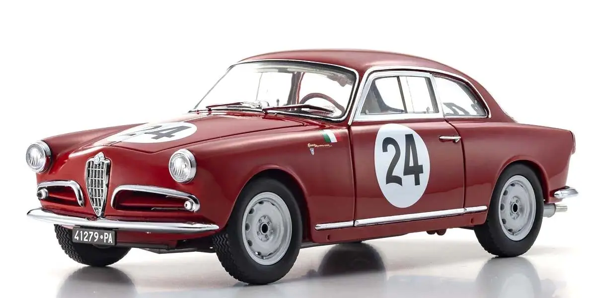 Kyosho 1:18 Alfa Romeo Giulietta Sv Targa Florio 1957 Nr.24 – RC Cars