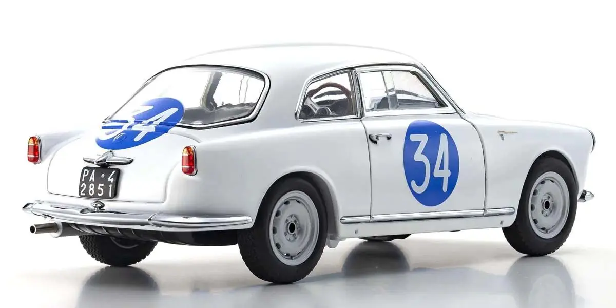 Kyosho 1:18 Alfa Romeo Giulietta Sv Targa Florio 1960 Nr.34 – RC Cars