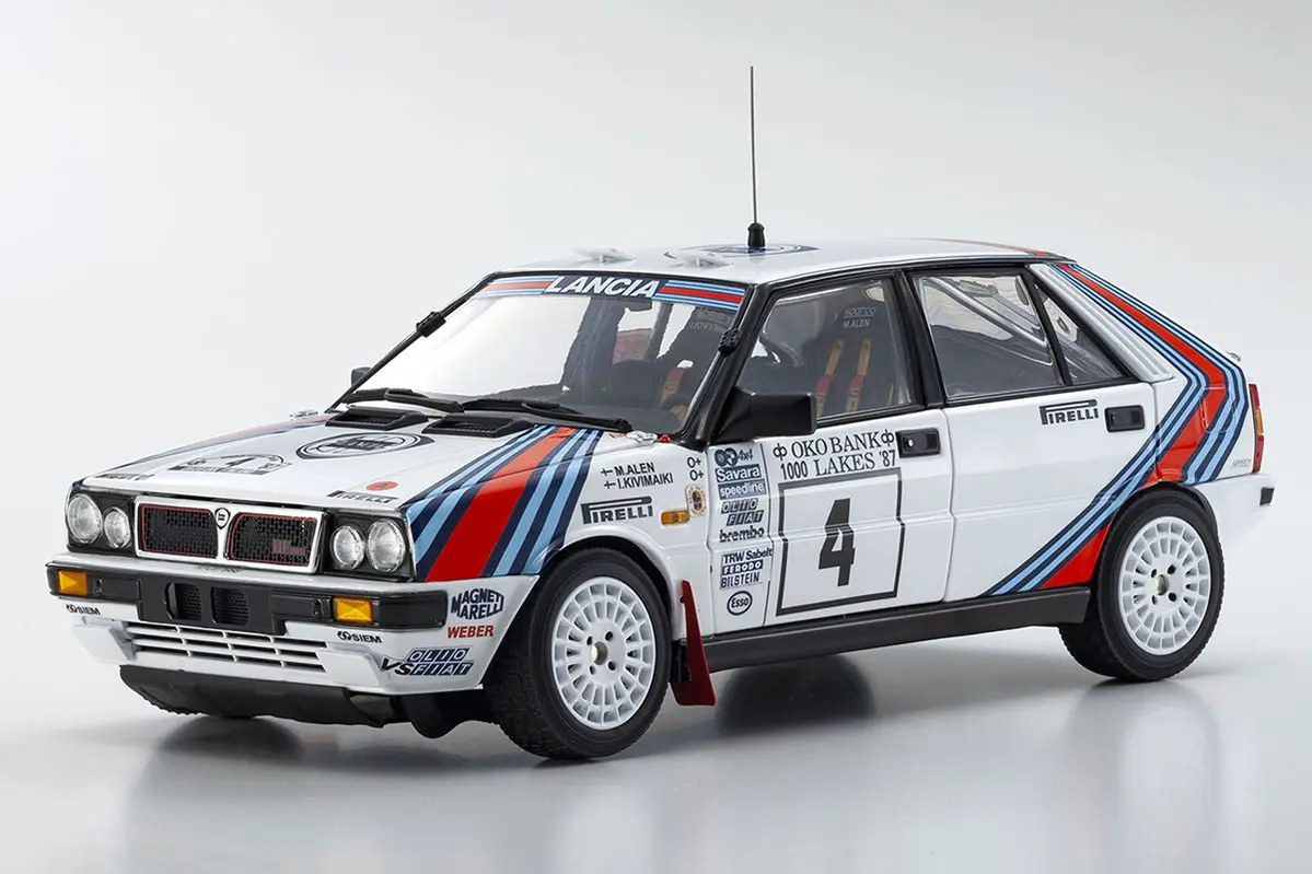 Kyosho 1:18 Lancia Delta Hf 4wd 1000 Lakes 1987 Team Lancia nr.4 – RC Cars
