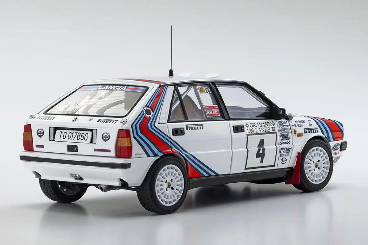 Kyosho 1:18 Lancia Delta Hf 4wd 1000 Lakes 1987 Team Lancia nr.4 – RC Cars