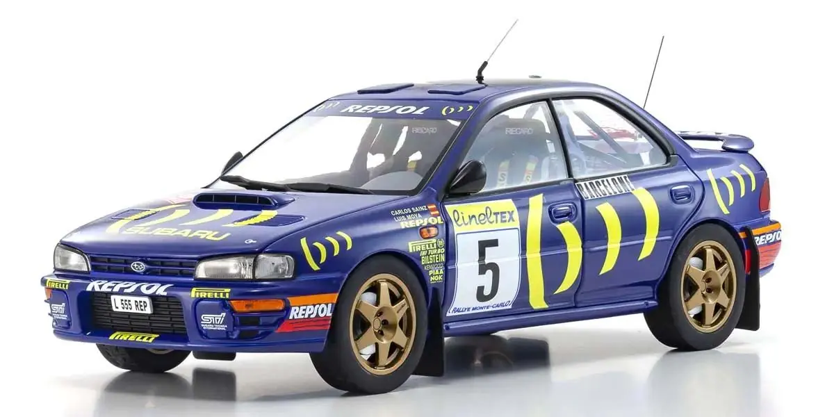 Kyosho 1:18 Subaru Impreza Carlos Sainz Winner Monte Carlo 1995 nr.5 – RC Cars