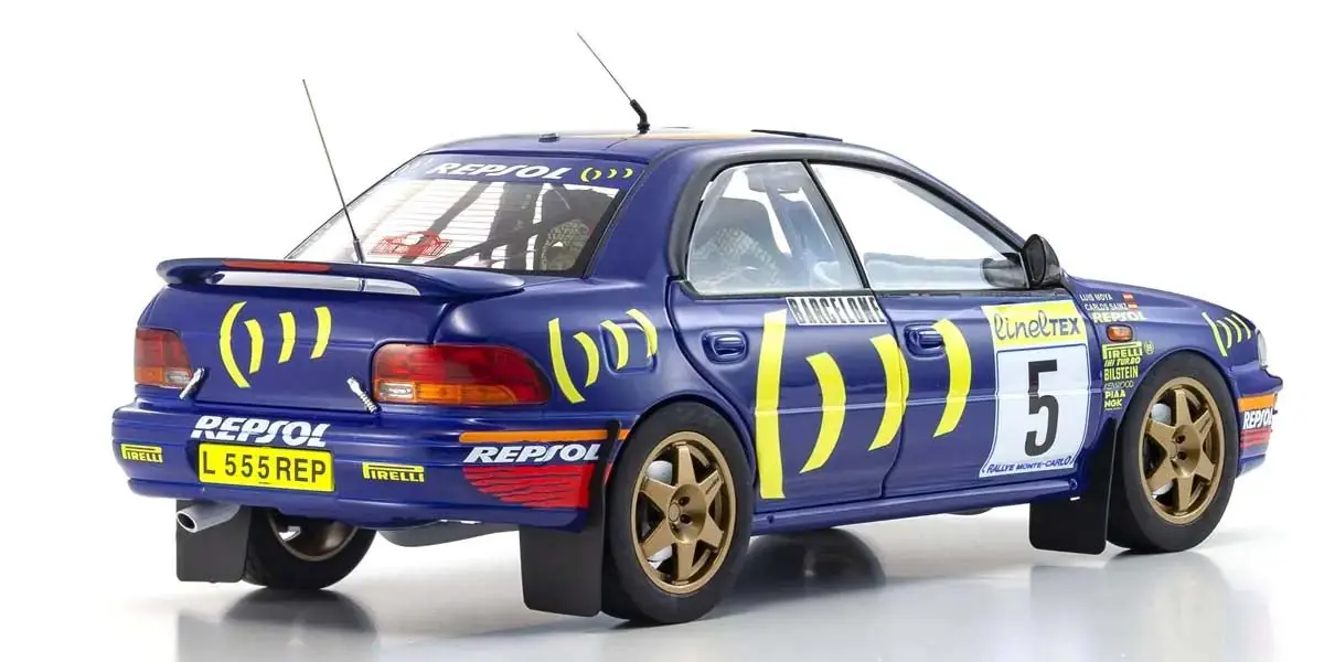 Kyosho 1:18 Subaru Impreza Carlos Sainz Winner Monte Carlo 1995 nr.5 – RC Cars