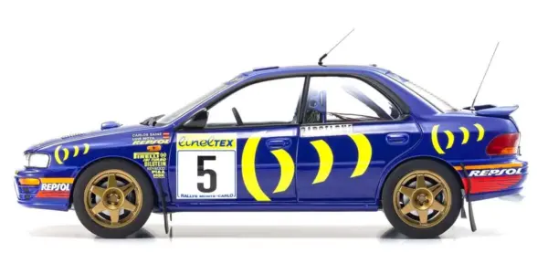 Kyosho 1:18 Subaru Impreza Carlos Sainz Winner Monte Carlo 1995 nr.5 – view 3