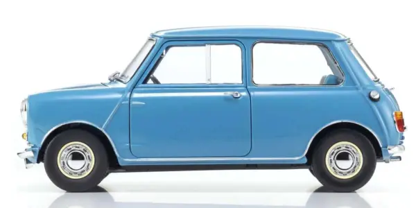 Kyosho 1:18 Morris Mini Minor Clipper Blue – view 3