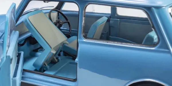 Kyosho 1:18 Morris Mini Minor Clipper Blue – view 5