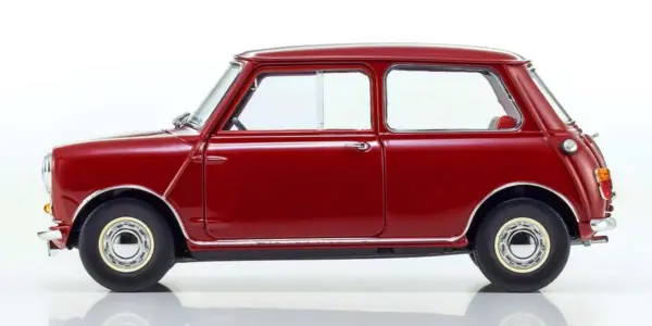 Kyosho 1:18 Morris Mini Minor Cherry Red – view 3