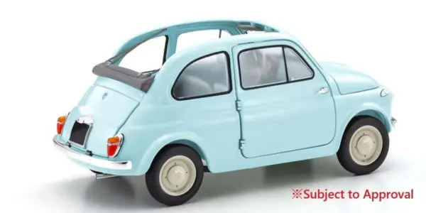 Kyosho 1:18 Fiat Nuova 500 Celeste Blue – view 2